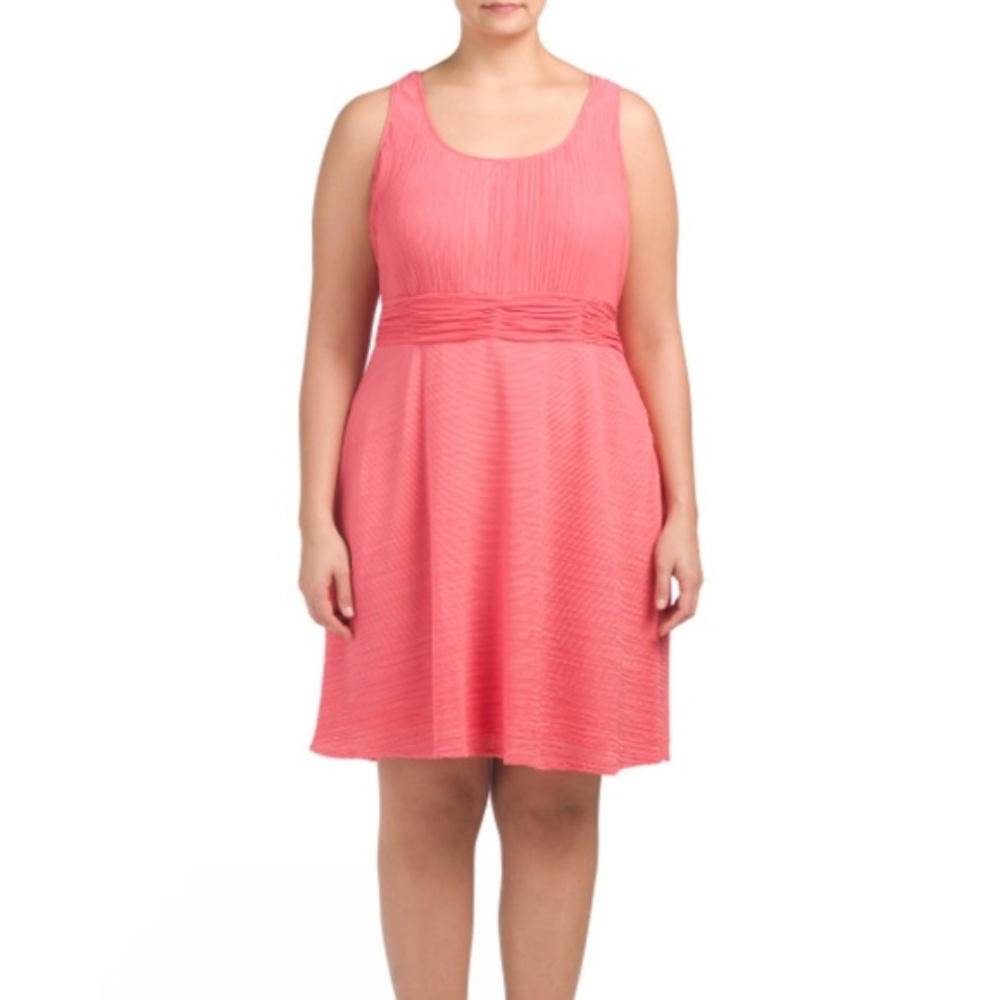 Adrianna Papell Coral Dress NWT